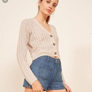 LIKE NEW Reformation Mindy Jean shorts